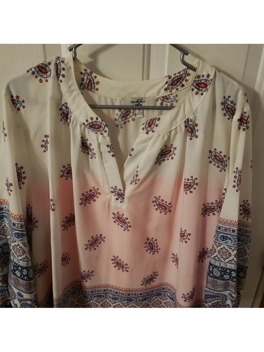 Moa Moa 3/4 Sleeve Top Bright & Light